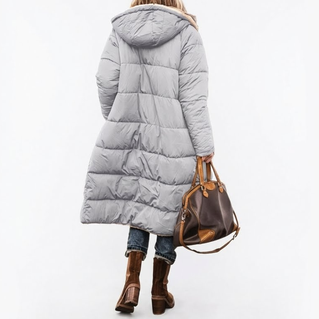 Amelia | Elegante Abrigo Reversible