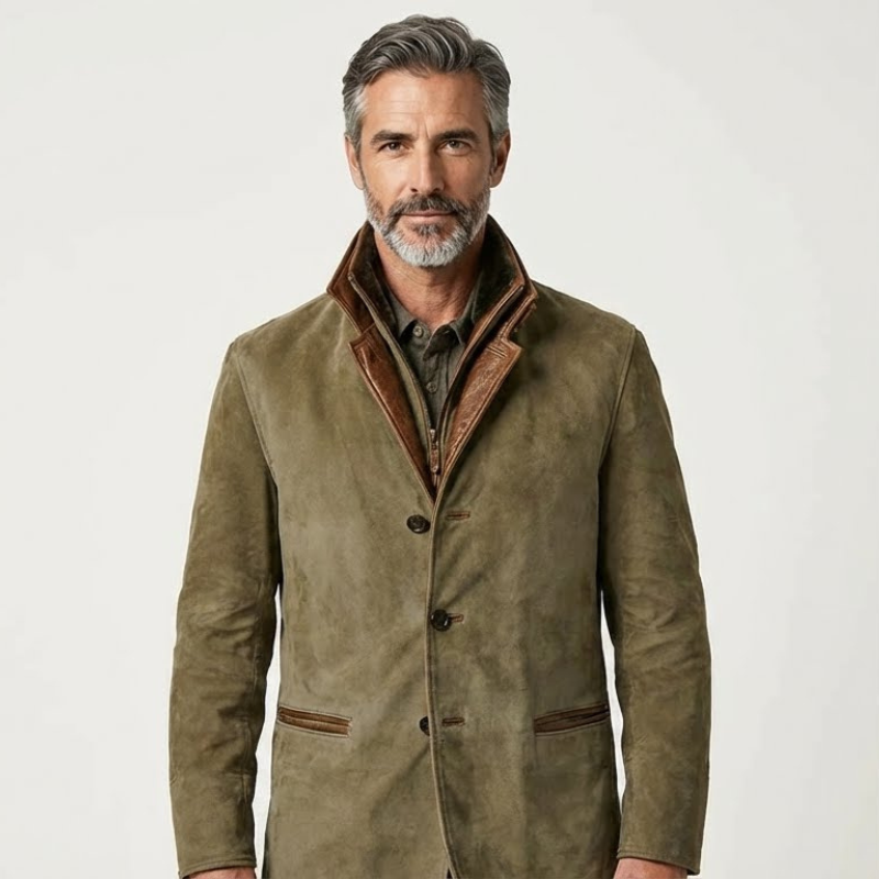 MODA ROSE™ | CHAQUETA VINTAGE DE PIEL