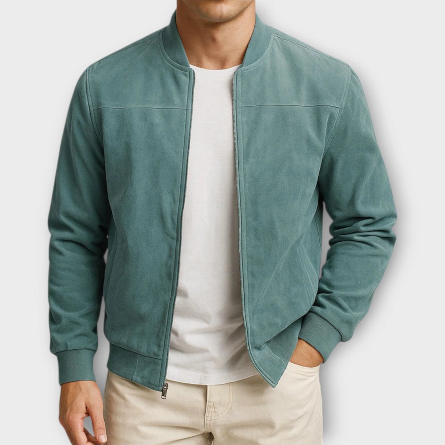 Ricardo™ Chaqueta para hombre: elegancia discreta, estilo urbano