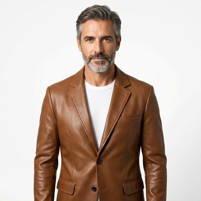 Chaqueta de cuero Alejandro