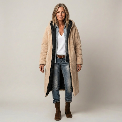 Amelia | Elegante Abrigo Reversible