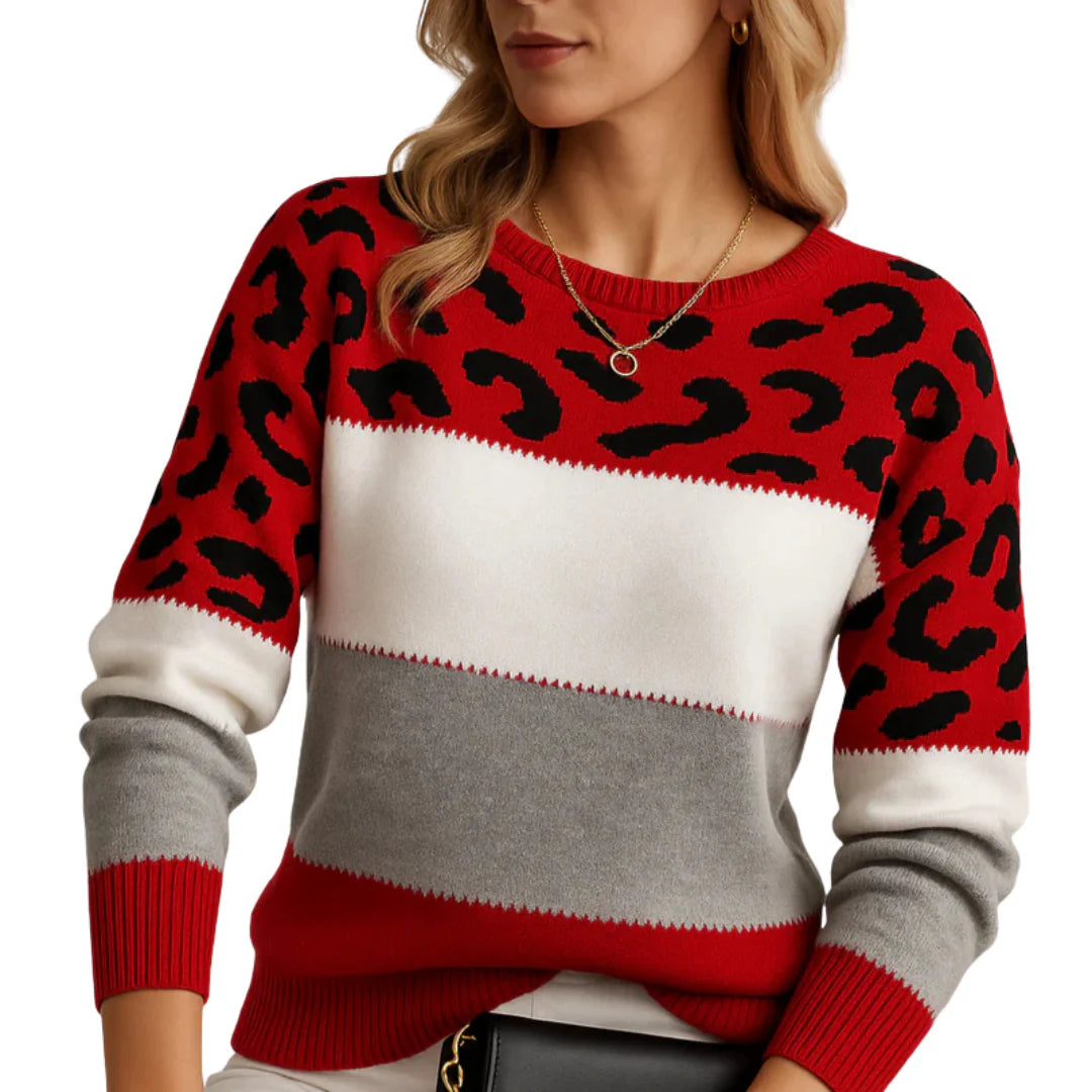 Julia | Jersey Elegancia Leopardo