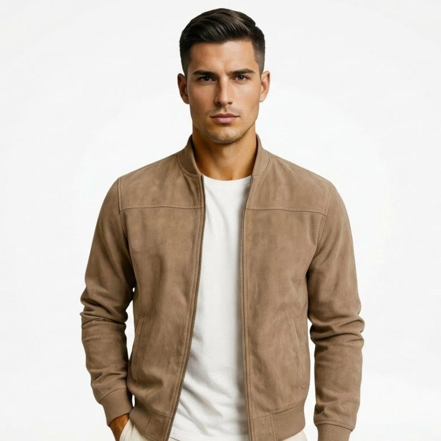 Ricardo™ Chaqueta para hombre: elegancia discreta, estilo urbano