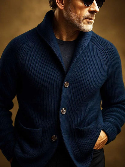 MODA ROSE | CARDIGAN DE LANA A RAYAS PARA HOMBRE