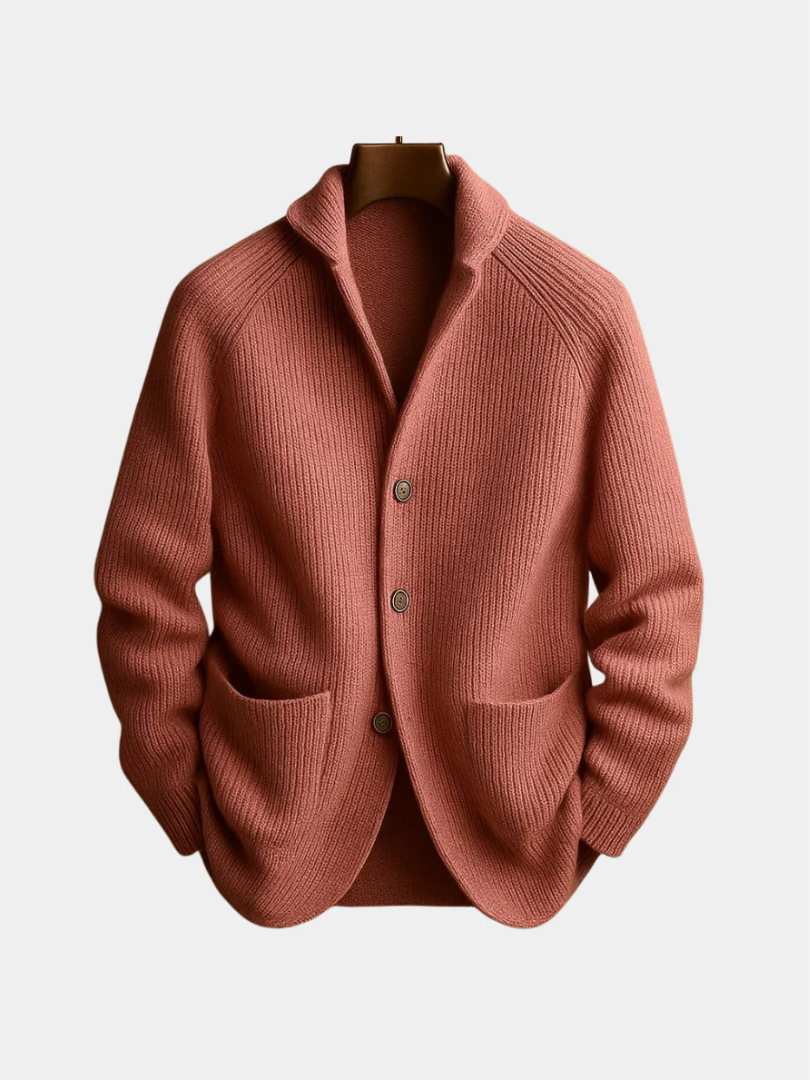 MODA ROSE | CARDIGAN DE LANA A RAYAS PARA HOMBRE