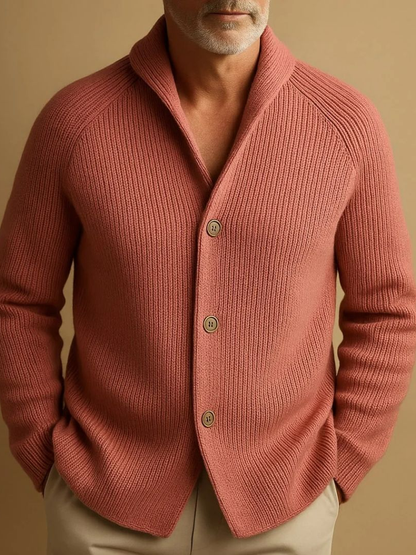 MODA ROSE | CARDIGAN DE LANA A RAYAS PARA HOMBRE