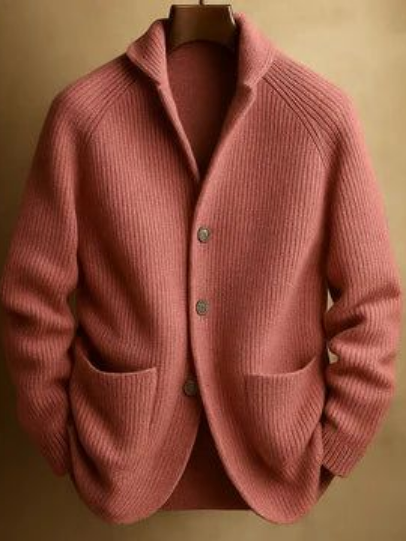 MODA ROSE | CARDIGAN DE LANA A RAYAS PARA HOMBRE