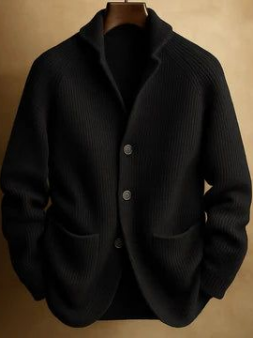 MODA ROSE | CARDIGAN DE LANA A RAYAS PARA HOMBRE