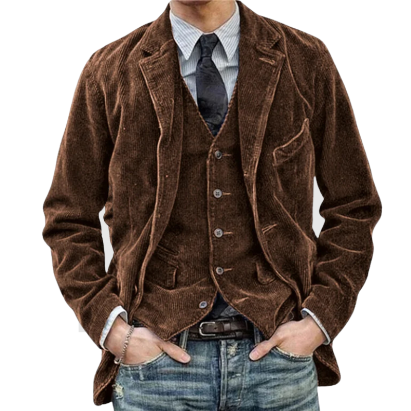 ALFONSO™|CHAQUETA Y CHALECO VINTAGE