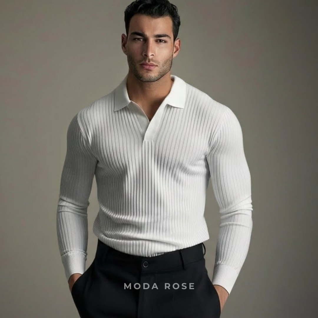 Camisa de cuello abierto Alford