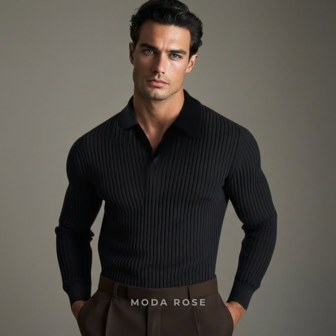 Camisa de cuello abierto Alford