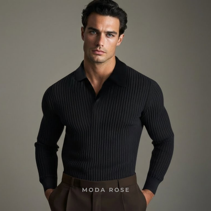 Camisa de cuello abierto Alford